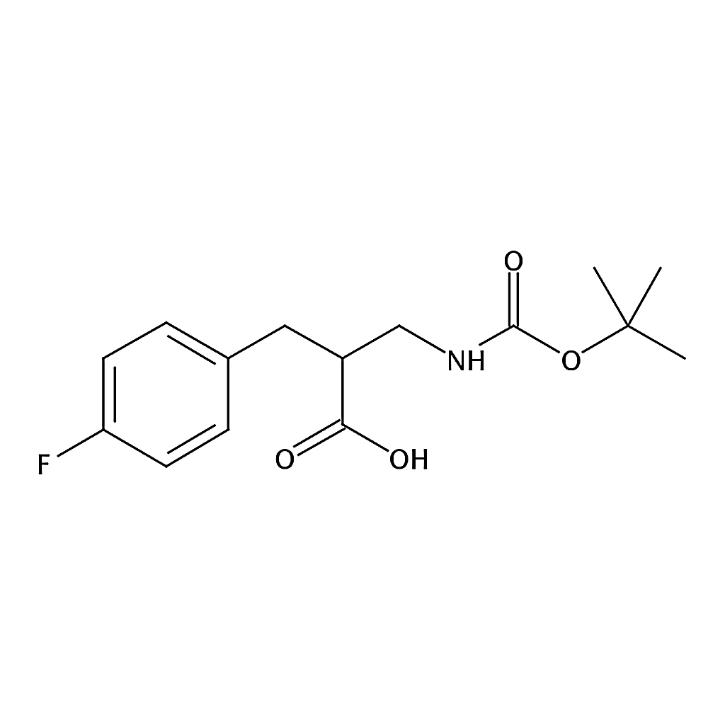 RHAWN 3-((tert-Butoxycarbonyl)amino)-2-(4-fluorobenzyl)propanoic acid