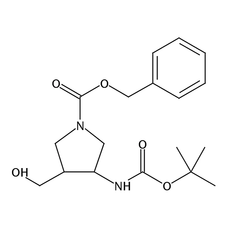 RHAWN Benzyl 3-((Tert-Butoxycarbonyl)Amino)-4-(Hydroxymethyl)Pyrrolidine-1-Carboxylate