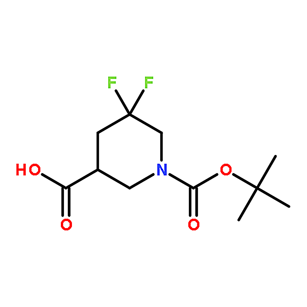 RHAWN 5,5-Difluoro-1,3-piperidinedicarboxylic acid tert-butyl ester