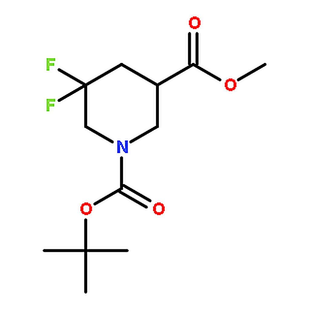 RHAWN 1-tert-Butyl 3-methyl 5,5-difluoropiperidine-1,3-dicarboxylate
