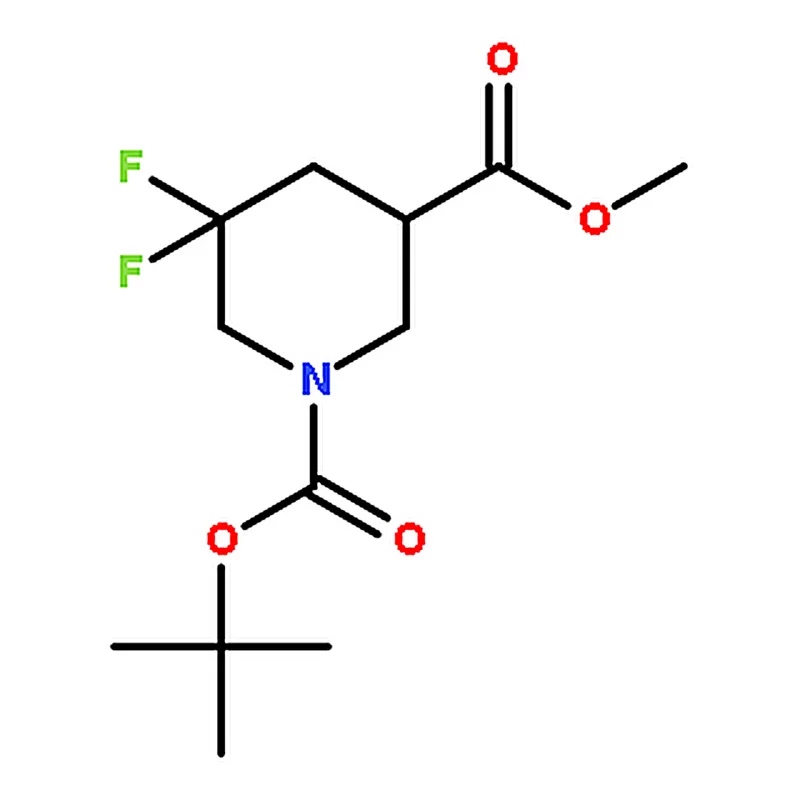 RHAWN 1-tert-Butyl 3-methyl 5,5-difluoropiperidine-1,3-dicarboxylate
