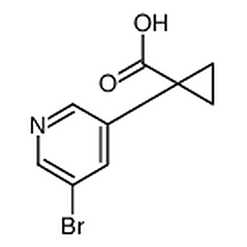RHAWN 1-(5-bromopyridin-3-yl)cyclopropane-1-carboxylic acid