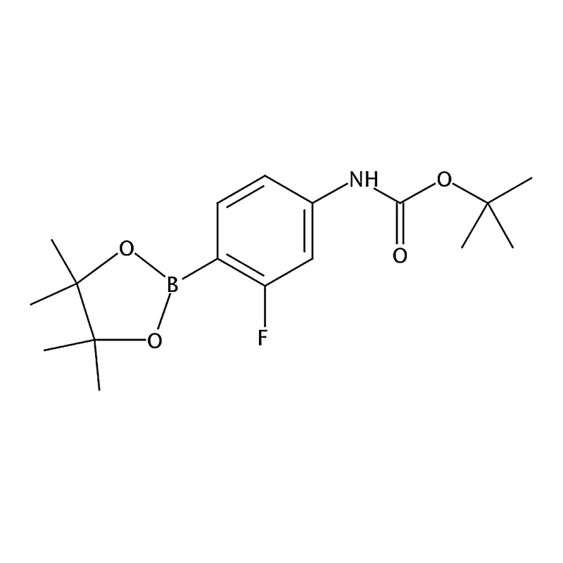 RHAWN tert-Butyl (3-fluoro-4-(4,4,5,5-tetramethyl-1,3,2-dioxaborolan-2-yl)phenyl)carbamate