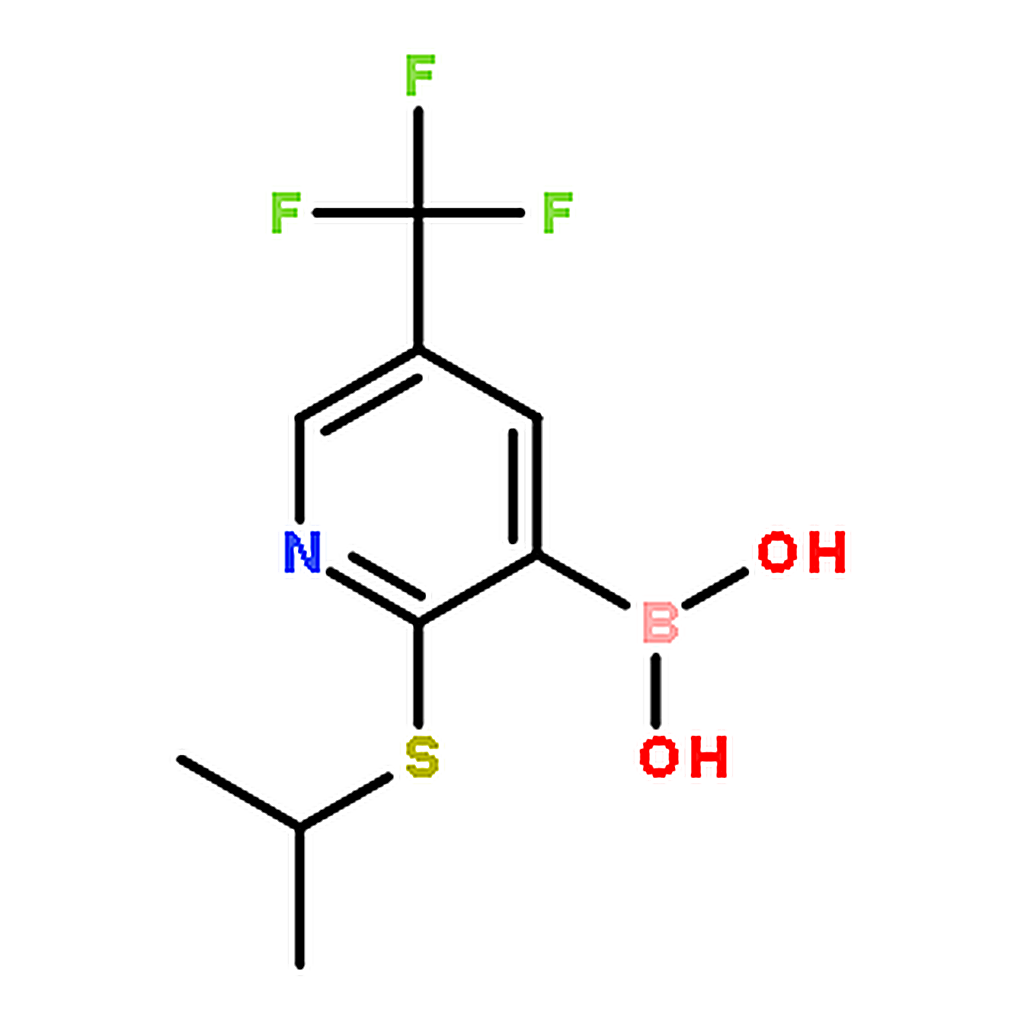 RHAWN 2-Isopropylthio-5-trifluoromethylpyridine-3-boronic acid