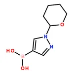 RHAWN (1-(Tetrahydro-2H-pyran-2-yl)-1H-pyrazol-4-yl)boronic acid