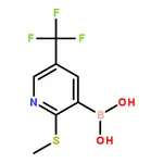 RHAWN 2-Methylthio-5-trifluoromethylpyridine-3-boronic acid