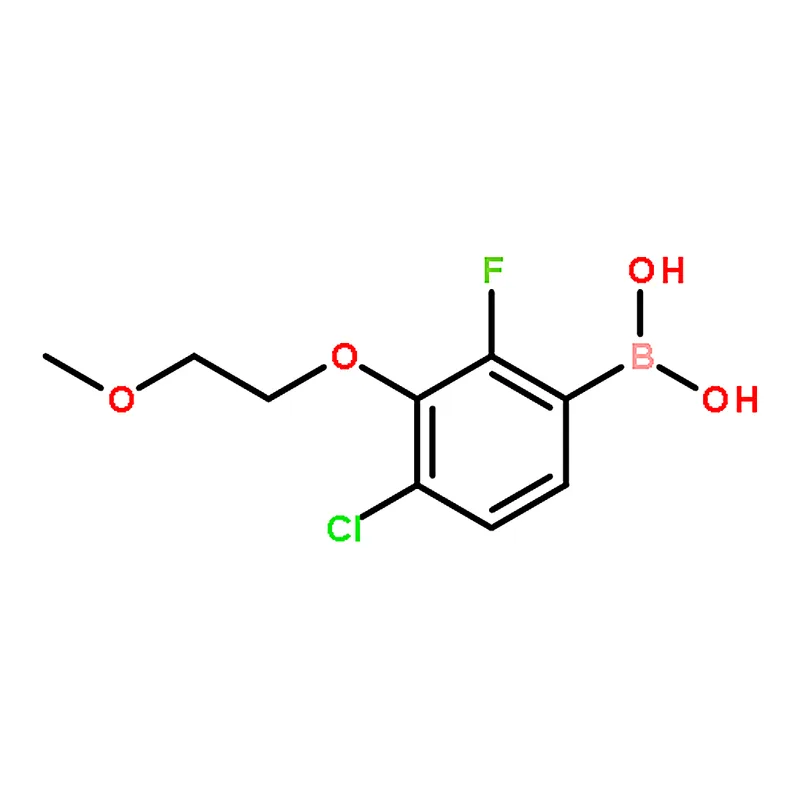 RHAWN (4-Chloro-2-fluoro-3-(2-methoxyethoxy)phenyl)boronic acid