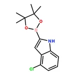 RHAWN 4-Chloro-2-(4,4,5,5-tetramethyl-1,3,2-dioxaborolan-2-yl)-1H-indole