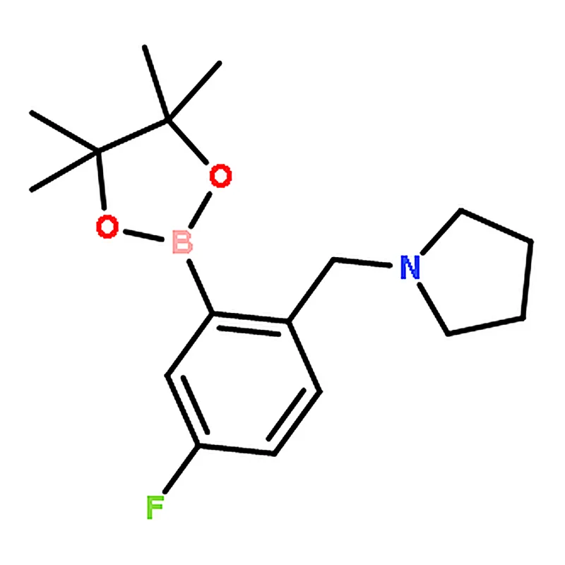 RHAWN 1-(4-Fluoro-2-(4,4,5,5-tetramethyl-1,3,2-dioxaborolan-2-yl)benzyl)pyrrolidine