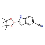 RHAWN 2-(4,4,5,5-Tetramethyl-1,3,2-dioxaborolan-2-yl)-1H-indole-5-carbonitrile