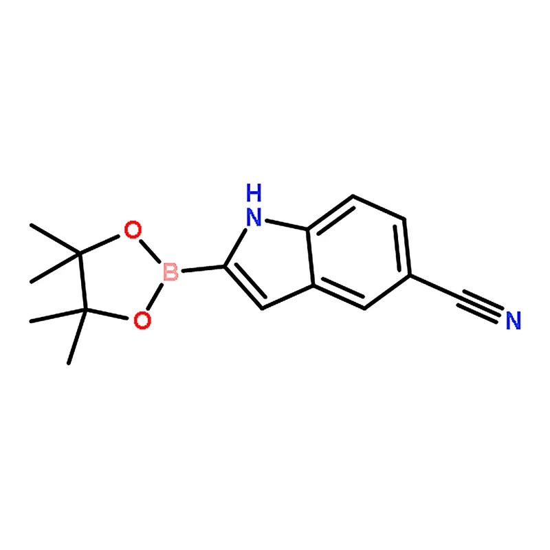 RHAWN 2-(4,4,5,5-Tetramethyl-1,3,2-dioxaborolan-2-yl)-1H-indole-5-carbonitrile