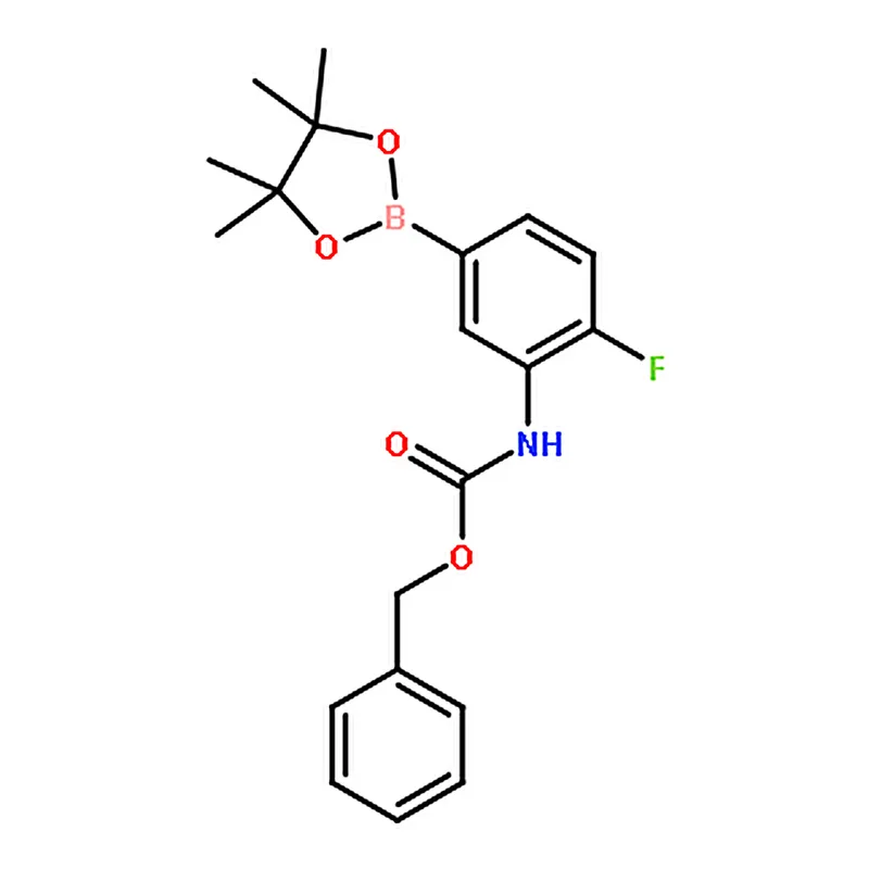 RHAWN Benzyl (2-fluoro-5-(4,4,5,5-tetramethyl-1,3,2-dioxaborolan-2-yl)phenyl)carbamate