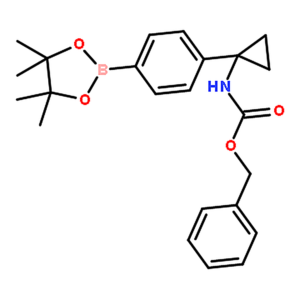 RHAWN Benzyl (1-(4-(4,4,5,5-tetramethyl-1,3,2-dioxaborolan-2-yl)phenyl)cyclopropyl)carbamate