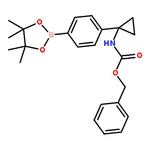 RHAWN Benzyl (1-(4-(4,4,5,5-tetramethyl-1,3,2-dioxaborolan-2-yl)phenyl)cyclopropyl)carbamate