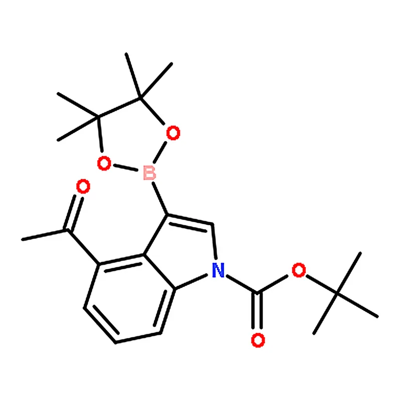 RHAWN 1-(tert-Butyl) 4-methyl 3-(4,4,5,5-tetramethyl-1,3,2-dioxaborolan-2-yl)-1H-indole-1,4-dicarb