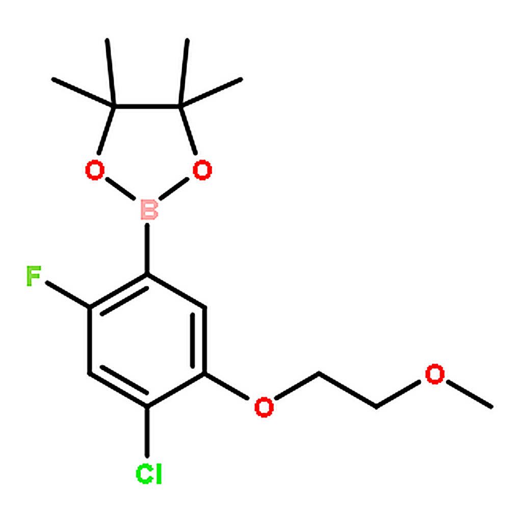 RHAWN 2-(4-Chloro-2-fluoro-5-(2-methoxyethoxy)phenyl)-4,4,5,5-tetramethyl-1,3,2-dioxaborolane