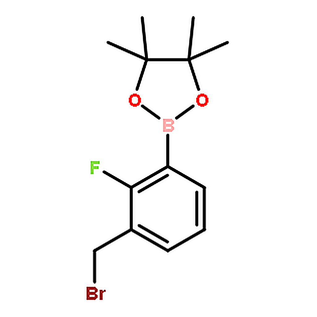 RHAWN 2-(3-(Bromomethyl)-2-fluorophenyl)-4，4，5，5-tetramethyl-1，3，2-dioxaborolane