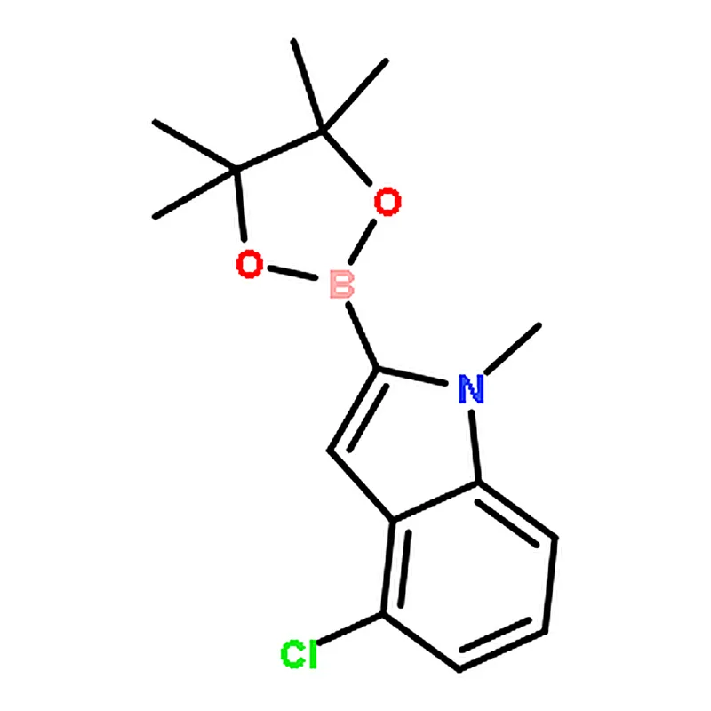 RHAWN 4-Chloro-1-methyl-2-(4,4,5,5-tetramethyl-1,3,2-dioxaborolan-2-yl)-1H-indole