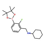 RHAWN N-(2-Fluoro-3-(4,4,5,5-tetramethyl-1,3,2-dioxaborolan-2-yl)benzyl)cyclohexanamine