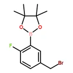 RHAWN 2-(5-(Bromomethyl)-2-fluorophenyl)-4,4,5,5-tetramethyl-1,3,2-dioxaborolane