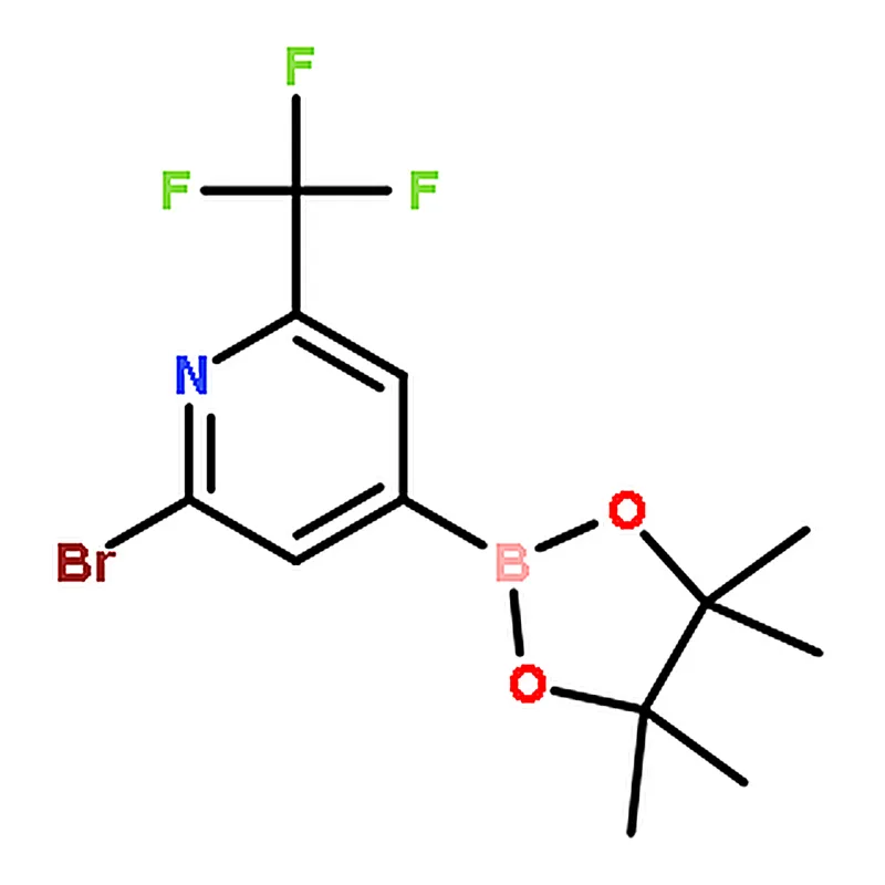 RHAWN 2-Bromo-4-(4,4,5,5-tetramethyl-1,3,2-dioxaborolan-2-yl)-6-(trifluoromethyl)pyridine