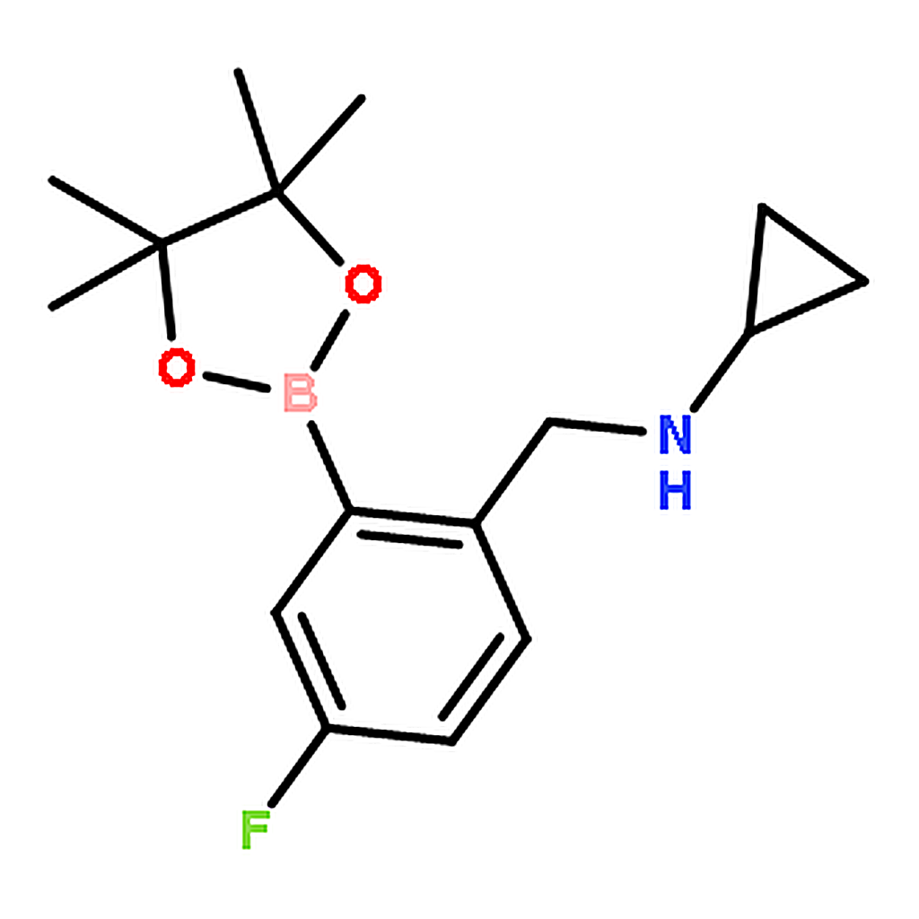 RHAWN N-(4-Fluoro-2-(4,4,5,5-tetramethyl-1,3,2-dioxaborolan-2-yl)benzyl)cyclopropanamine