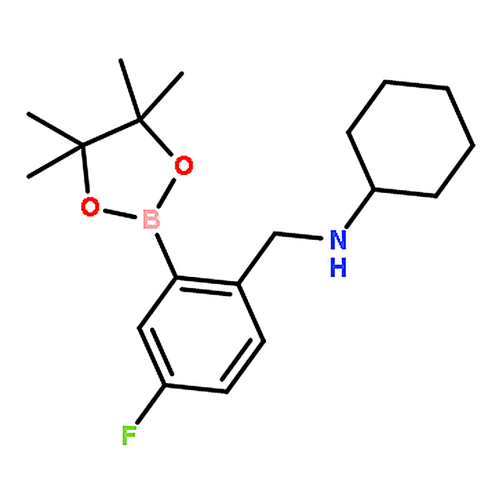 RHAWN N-(4-Fluoro-2-(4,4,5,5-tetramethyl-1,3,2-dioxaborolan-2-yl)benzyl)cyclohexanamine