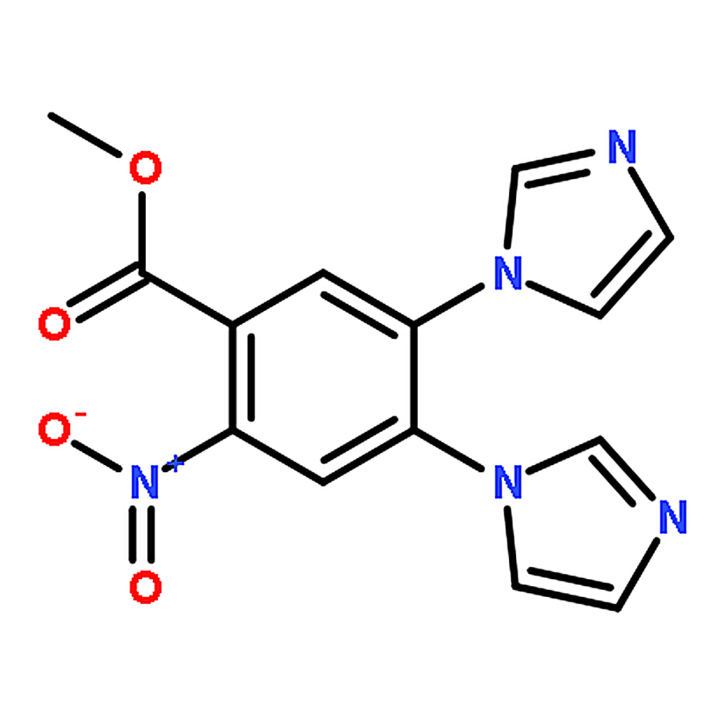 RHAWN Methyl 4，5-Di(1-imidazolyl)-2-nitrobenzoate