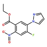 RHAWN Ethyl 4-Fluoro-2-nitro-5-(1-pyrazolyl)benzoate
