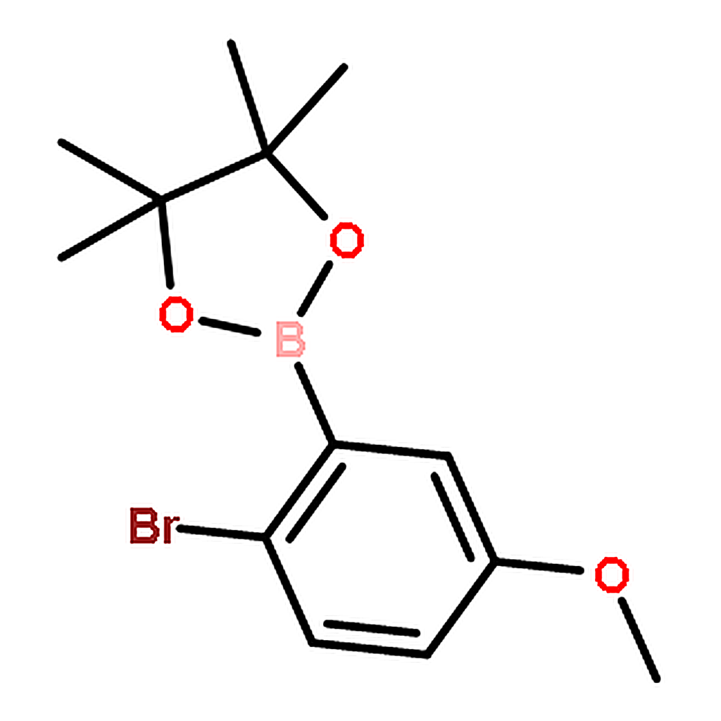 RHAWN 2-(2-Bromo-5-methoxyphenyl)-4，4，5，5-tetramethyl-1，3，2-dioxaborolane