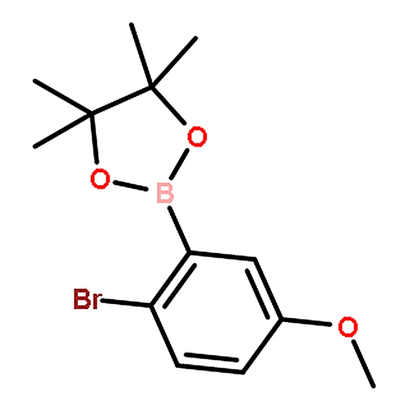 RHAWN 2-(2-Bromo-5-methoxyphenyl)-4,4,5,5-tetramethyl-1,3,2-dioxaborolane