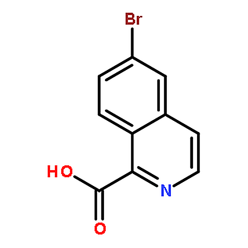 RHAWN 6-Bromoisoquinoline-1-carboxylic acid