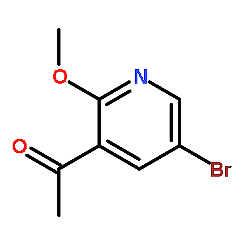 RHAWN 1-(5-Bromo-2-methoxypyridin-3-yl)ethanone