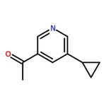 RHAWN 1-(5-Cyclopropylpyridin-3-yl)ethanone