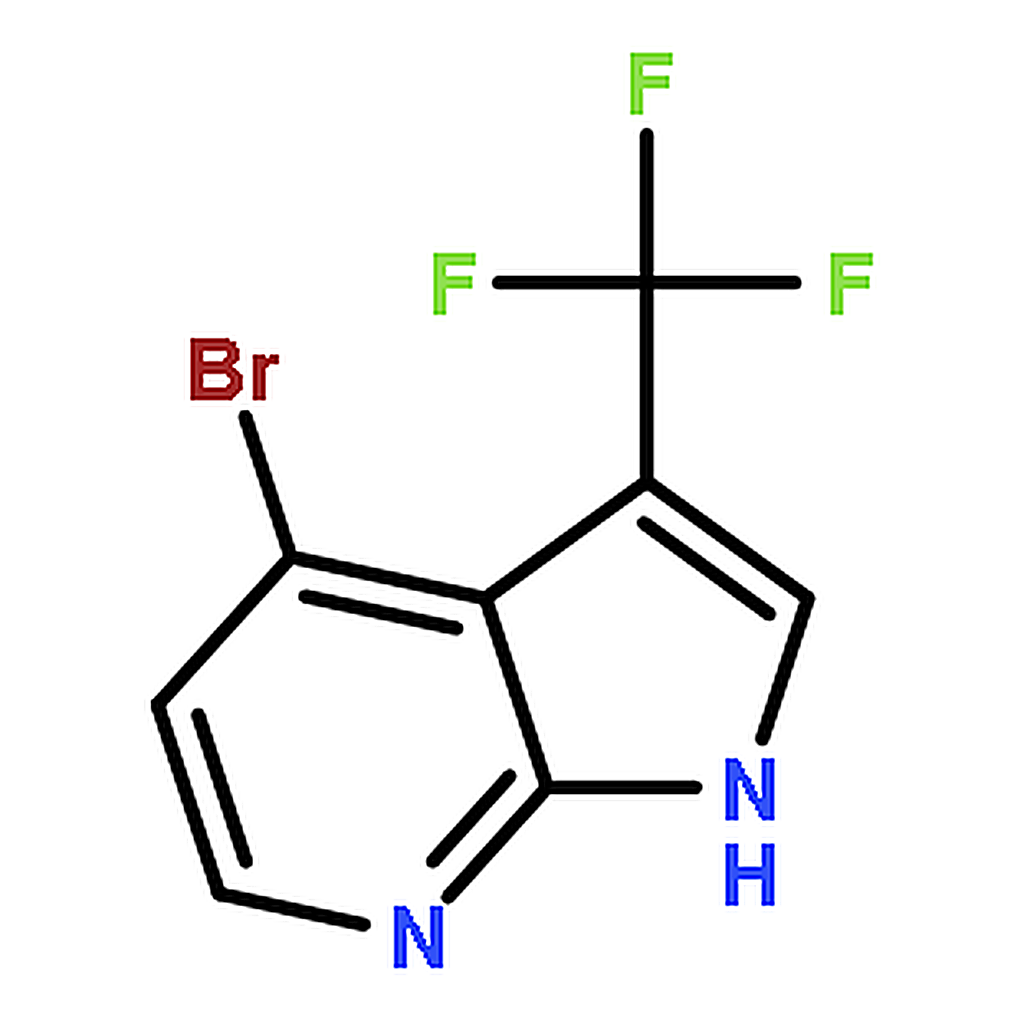 RHAWN 4-Bromo-3-(trifluoromethyl)-1H-pyrrolo[2，3-b]pyridine