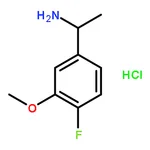RHAWN (R)-1-(4-Fluoro-3-methoxyphenyl)ethanamine hydrochloride