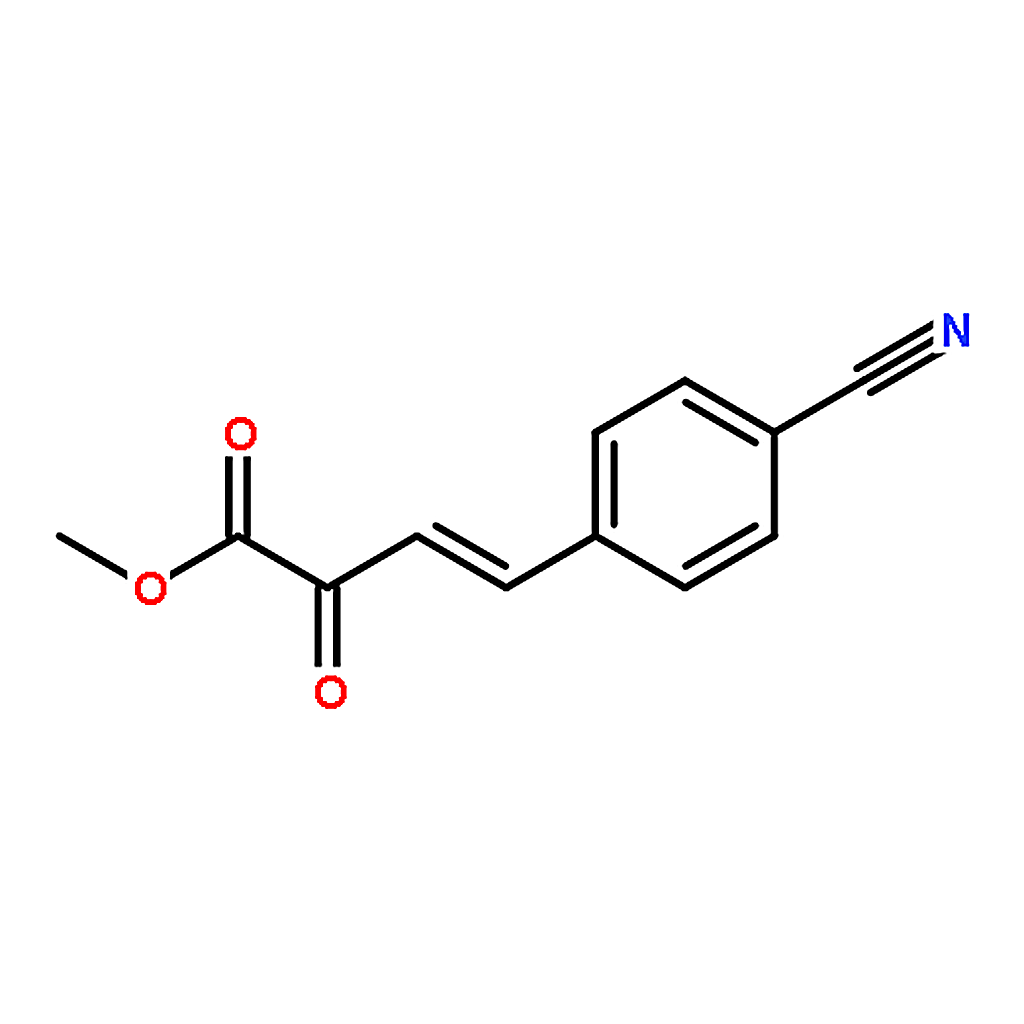 RHAWN (E)-Methyl 4-(4-cyanophenyl)-2-oxobut-3-enoate