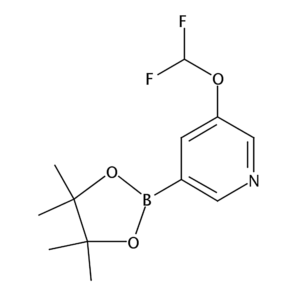 RHAWN 3-(Difluoromethoxy)-5-(4,4,5,5-tetramethyl-1,3,2-dioxaborolan-2-yl)pyridine