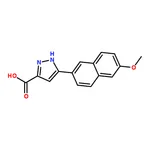 RHAWN 5-(6-Methoxynaphthalen-2-yl)-1H-pyrazole-3-carboxylic acid