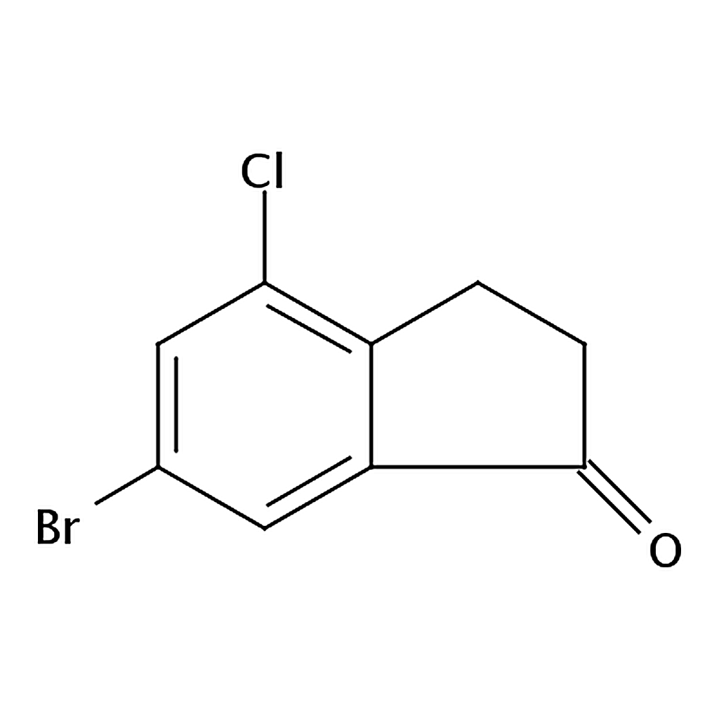 RHAWN 6-Bromo-4-chloro-2,3-dihydro-1H-inden-1-one