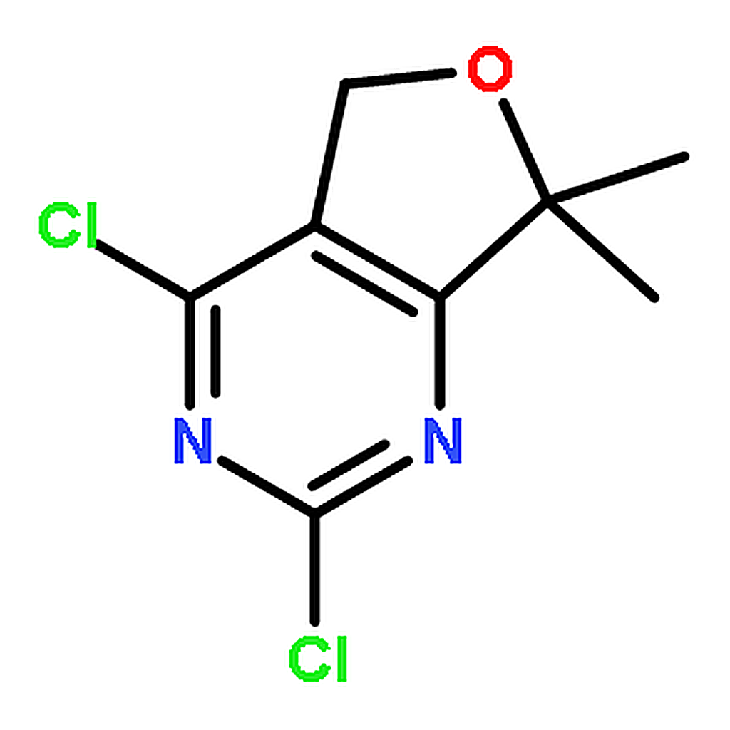 RHAWN 2，4-Dichloro-7，7-dimethyl-5，7-dihydrofuro[3，4-d]pyrimidine