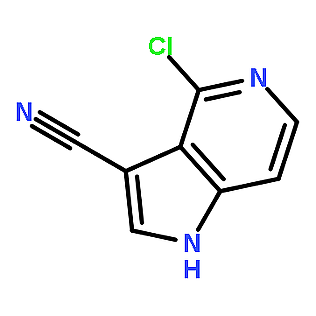 RHAWN 6-Chloro-1H-pyrrolo[3,2-c]pyridine-3-carbonitrile