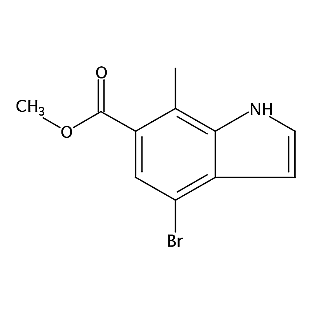 RHAWN Methyl 4-bromo-7-methyl-1H-indole-6-carboxylate