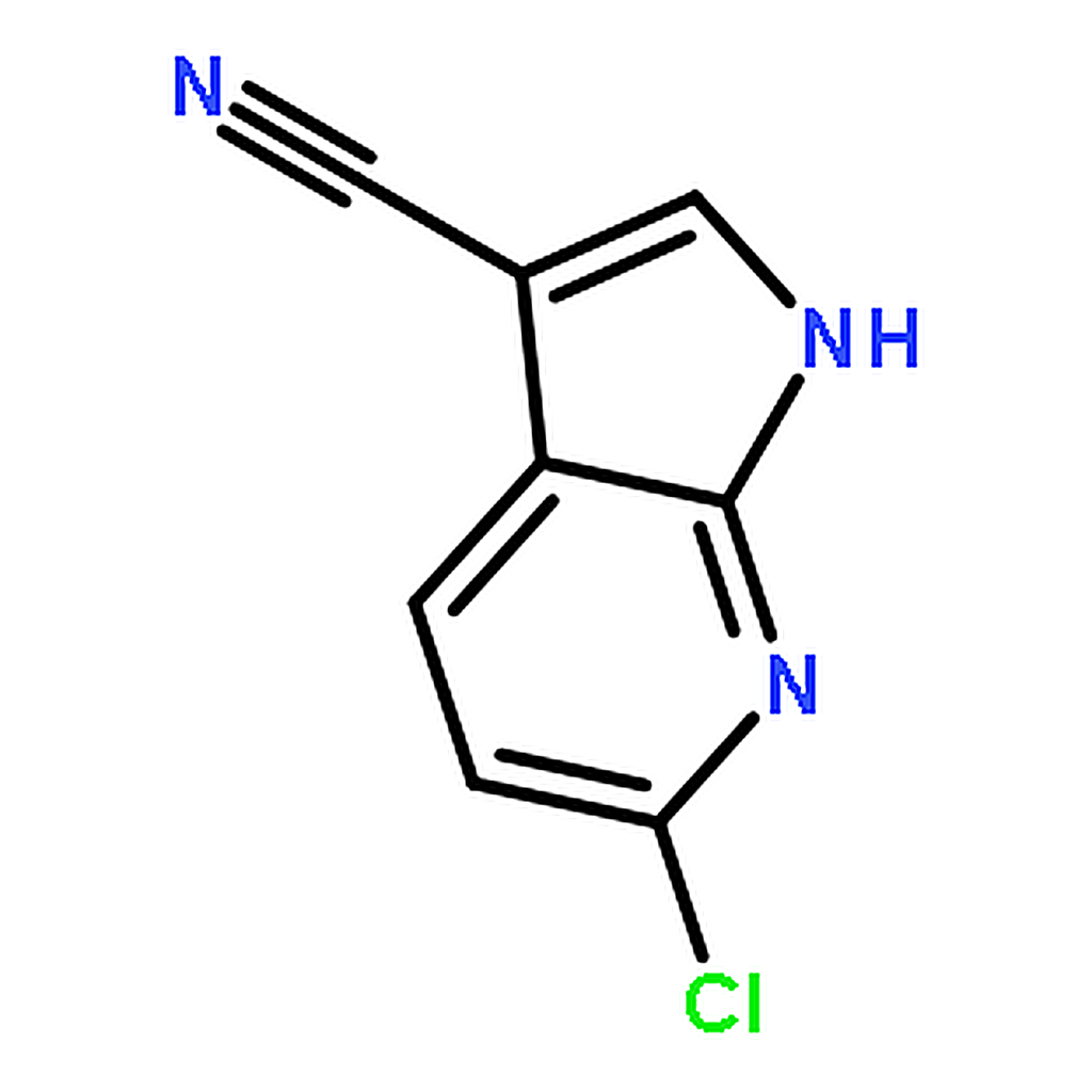RHAWN 6-Chloro-1H-pyrrolo[2,3-b]pyridine-3-carbonitrile