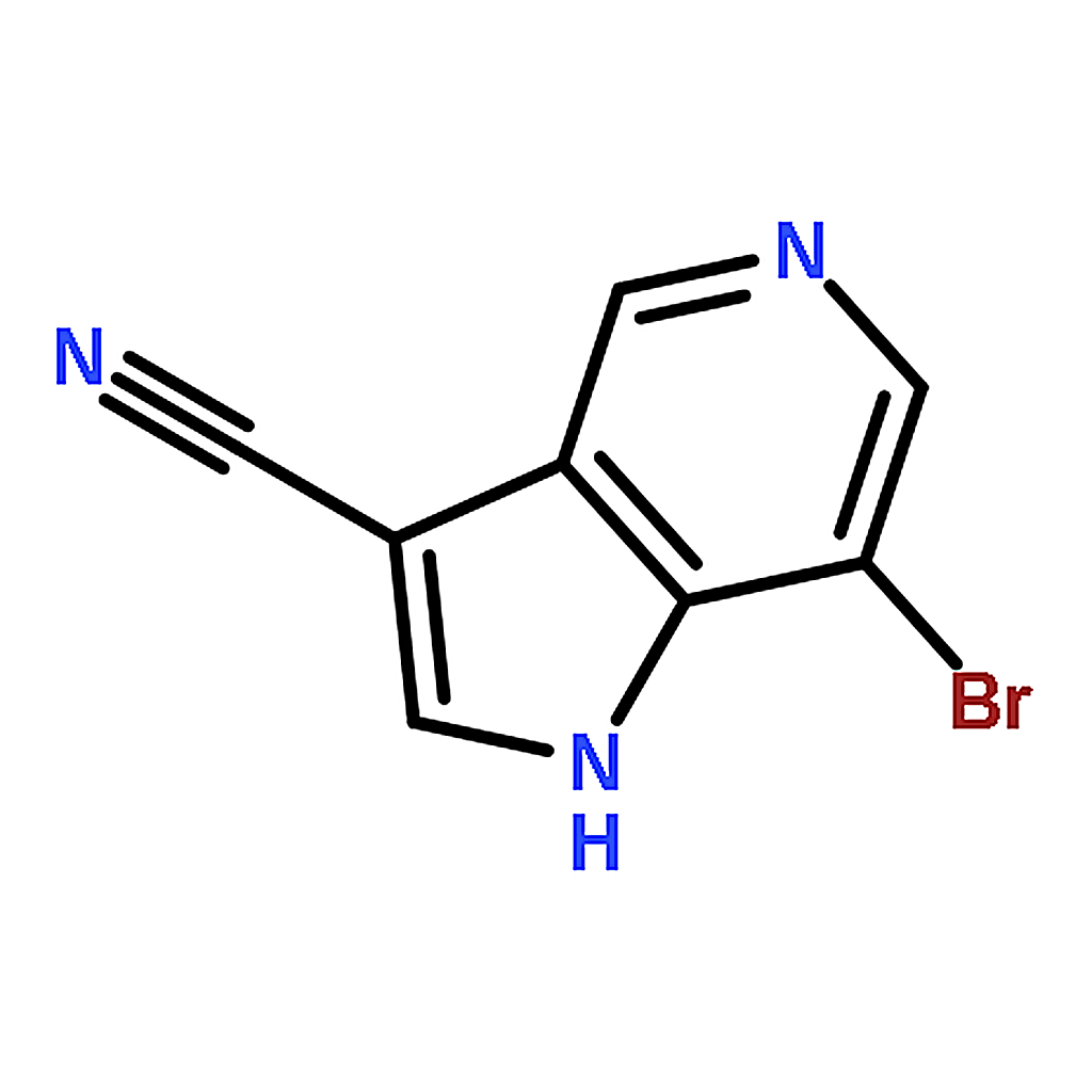 RHAWN 7-Bromo-1H-pyrrolo[3,2-c]pyridine-3-carbonitrile