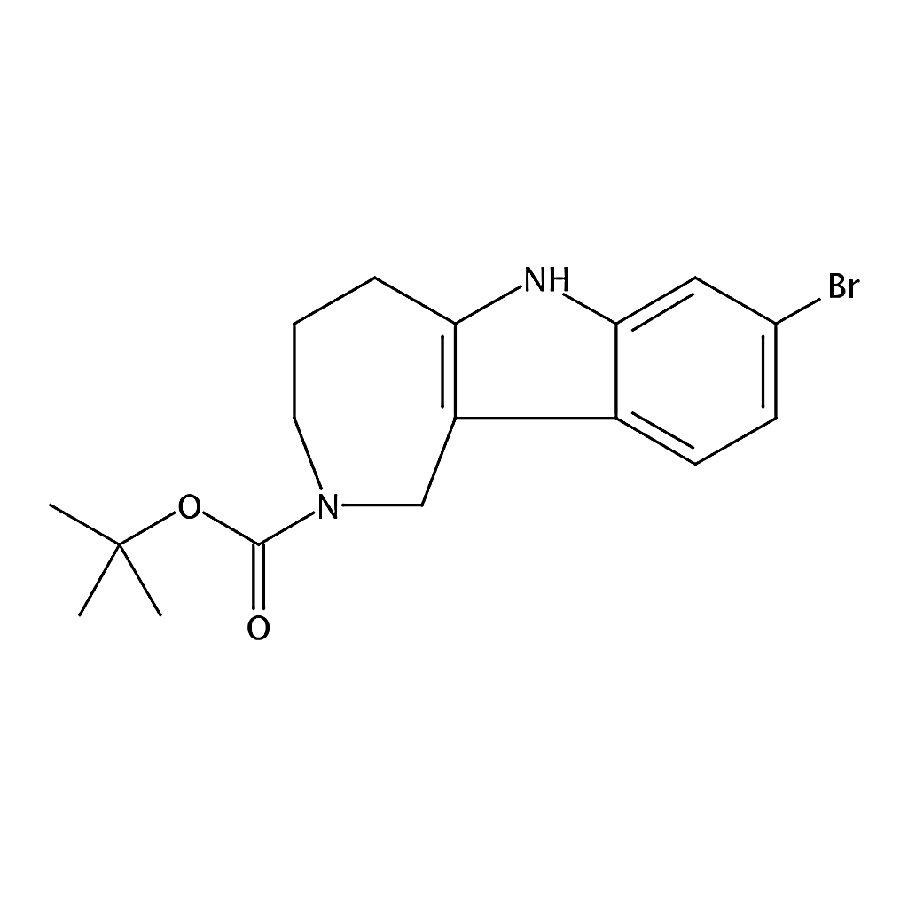 RHAWN tert-butyl8-bromo-4，5-dihydroazepino[4，3-b]indole-2(1H，3H，6H)-carboxylate