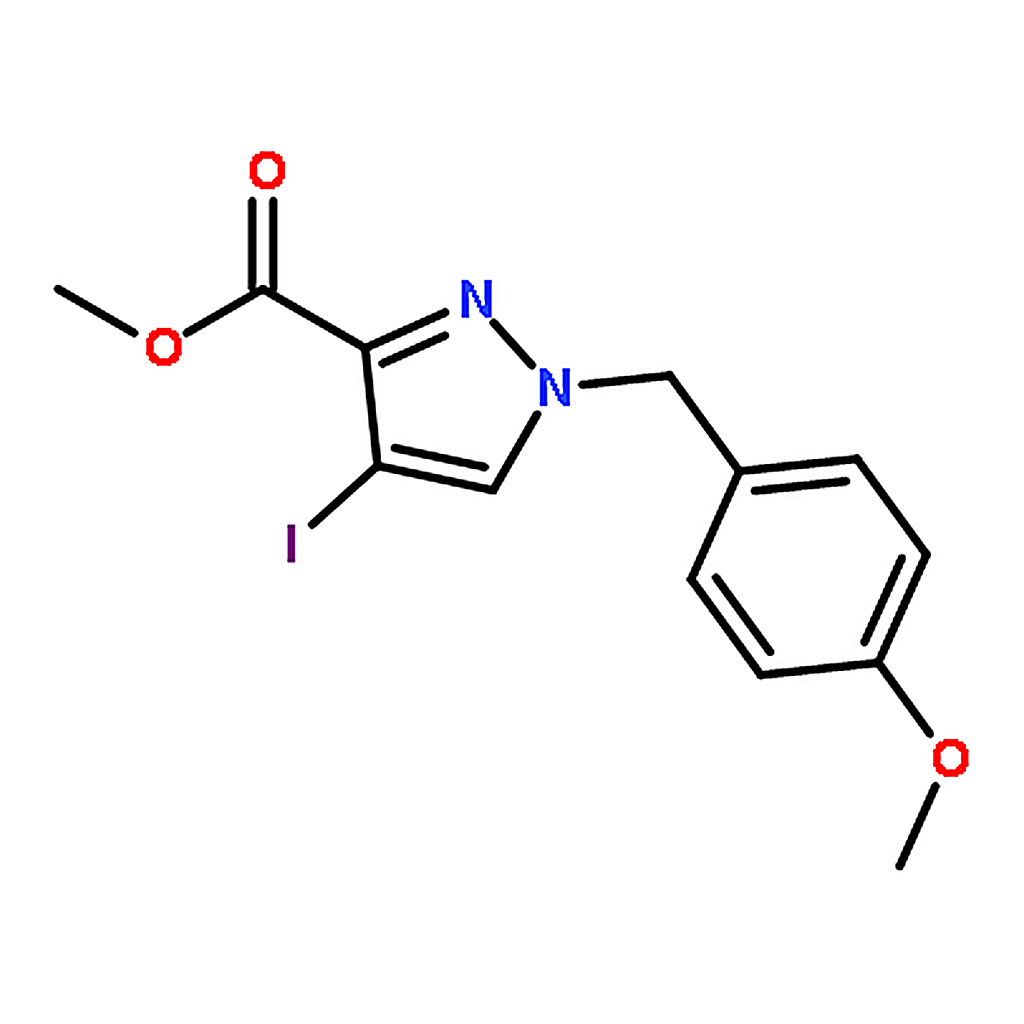 RHAWN Methyl 4-iodo-1-(4-methoxybenzyl)-1H-pyrazole-3-carboxylate
