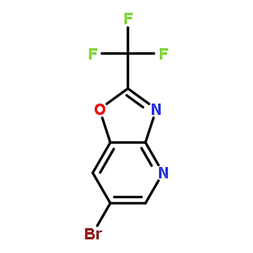 RHAWN 6-Bromo-2-(trifluoromethyl)oxazolo[4,5-b]pyridine