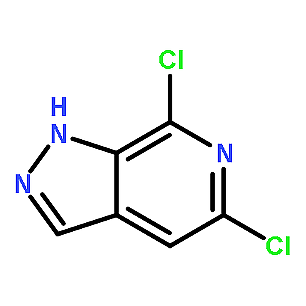 RHAWN 5,7-Dichloro-1H-pyrazolo[3,4-c]pyridine
