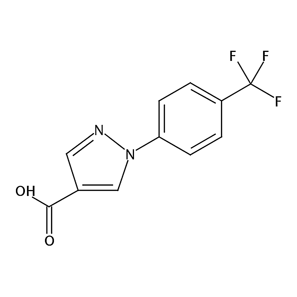 RHAWN 1-[4-(Trifluoromethyl)phenyl]pyrazole-4-carboxylic Acid